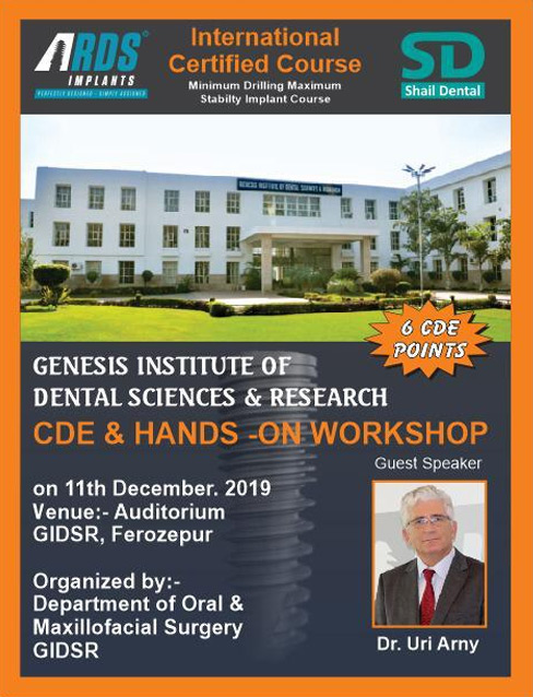 Genesis hosts CDE Programme on Implantology